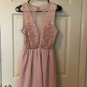 Light pink dress